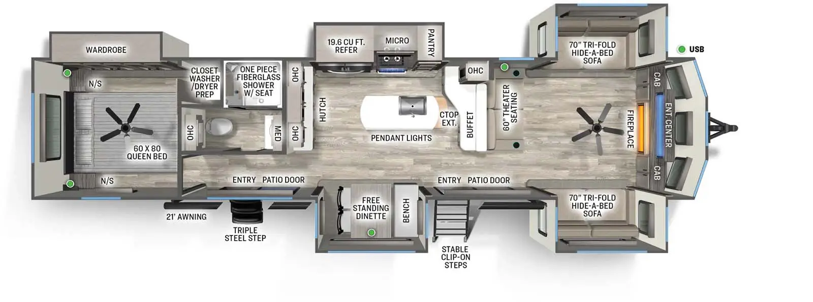 420FL Floorplan Image